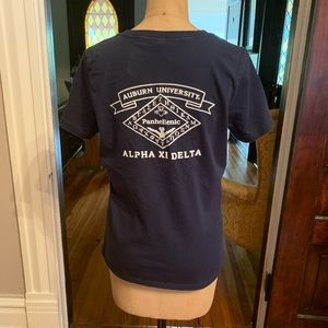 Auburn Alpha XI Delta Sorority T-shirt M EUC